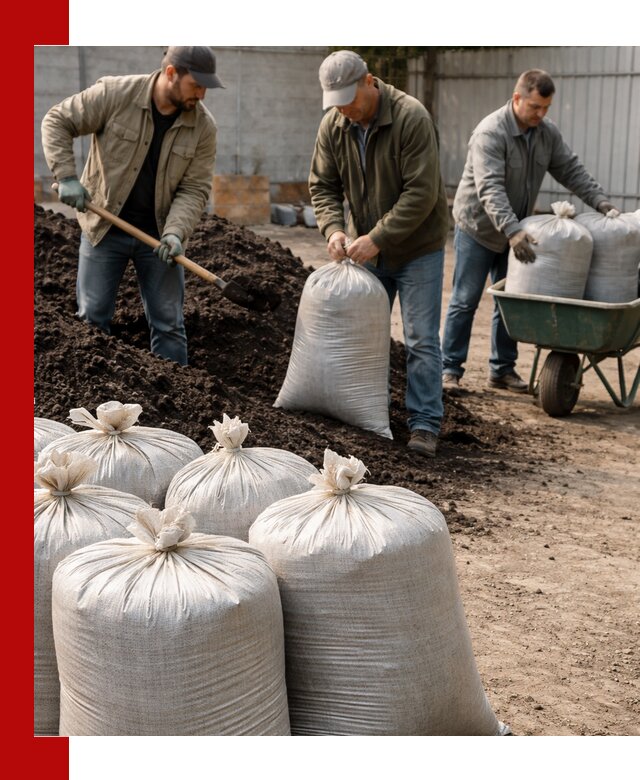 Купить чернозем в мешках с доставкой в Ломоносове