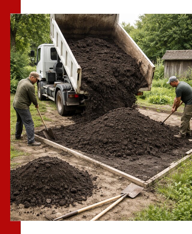 Купить чистый чернозем для огорода с доставкой в Ломоносове