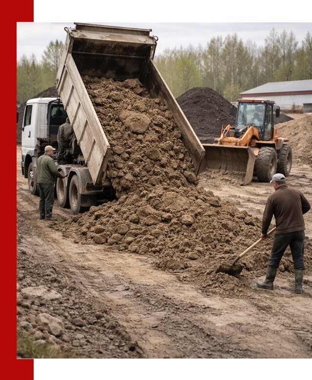 Доставка глин и суглинков в Ломоносове оптом и вкрай