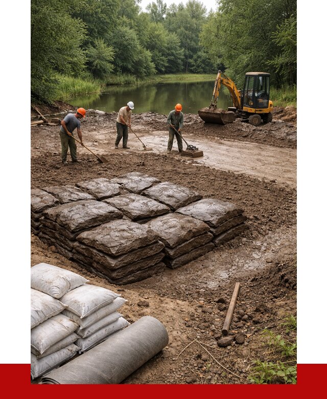 Купить глину для пруда в Ломоносове от 4610 р. с доставкой | ПРОНЕРУДЛмн