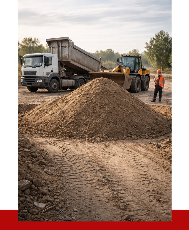 Купить песчаный грунт с доставкой в Ломоносове от 4303 р. | ПРОНЕРУДЛмн