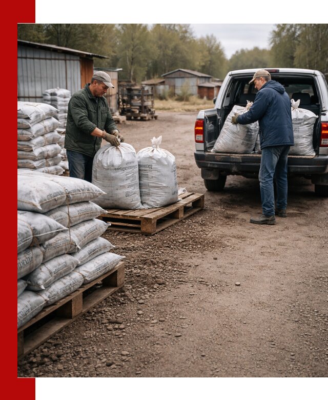 Купить конский навоз в мешках с доставкой в Ломоносове