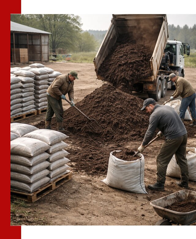 Доставка компоста оптом и в розницу в Ломоносове