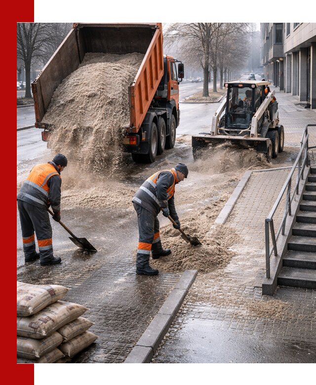 Поставка противогололедных материалов в Ломоносове