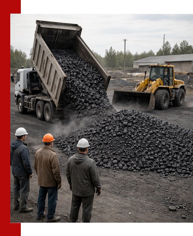 Доставка угля антрацита в Ломоносове с самосвалами и погрузкой