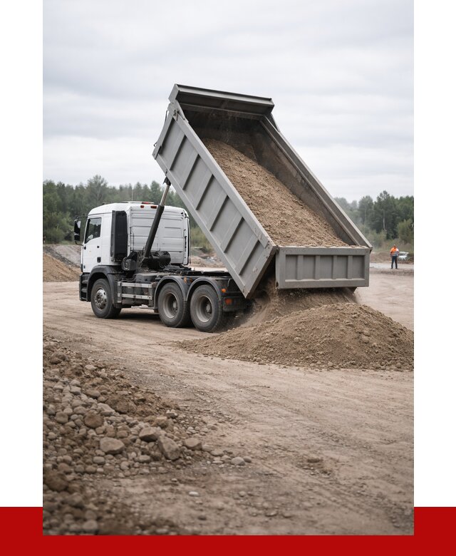 Доставка самосвалом 15 кубов в Ломоносове от 6659 руб. | ПРОНЕРУДЛмн