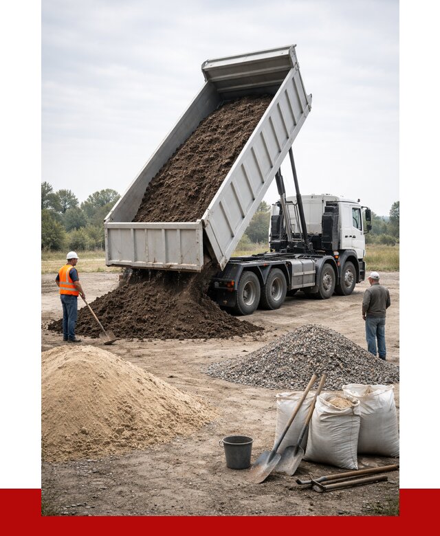 Доставка самосвалом 30 кубов в Ломоносове от 8708 р. | ПРОНЕРУДЛмн