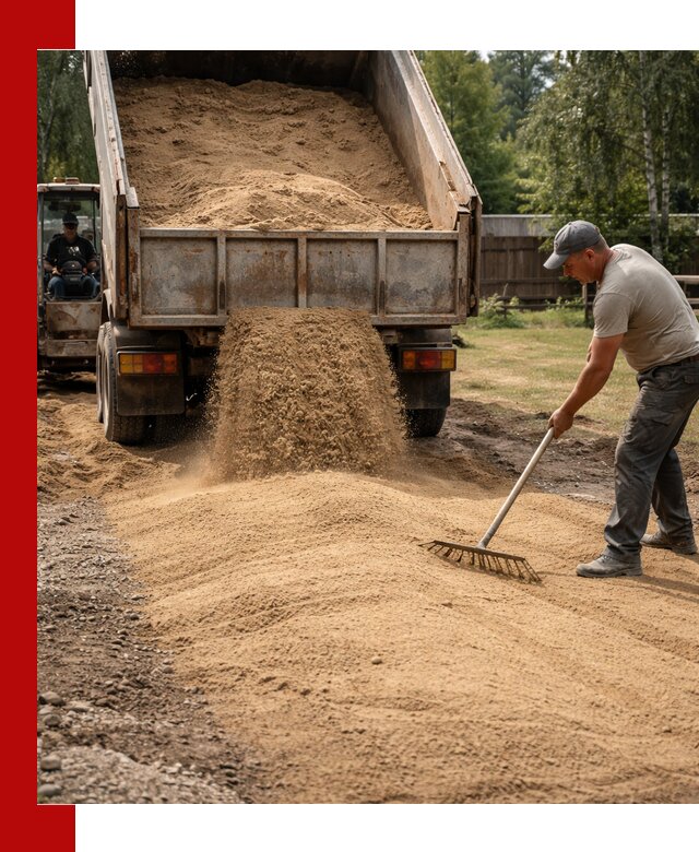 Отсыпка участка песком в Ломоносове быстро и качественно