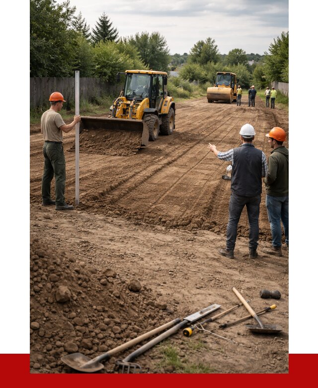 Планировка участка грунтом в Ломоносове от 4610 р ПРОНЕРУДЛмн